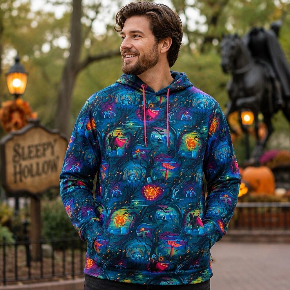 Disney RSVLTS Legend of Sleepy Hollow Performance Hoodie XL Halloween Pullover